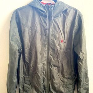 Volcom Small Gray Windbreaker
